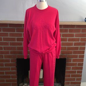 Vintage Chanel Sweat Suit 
